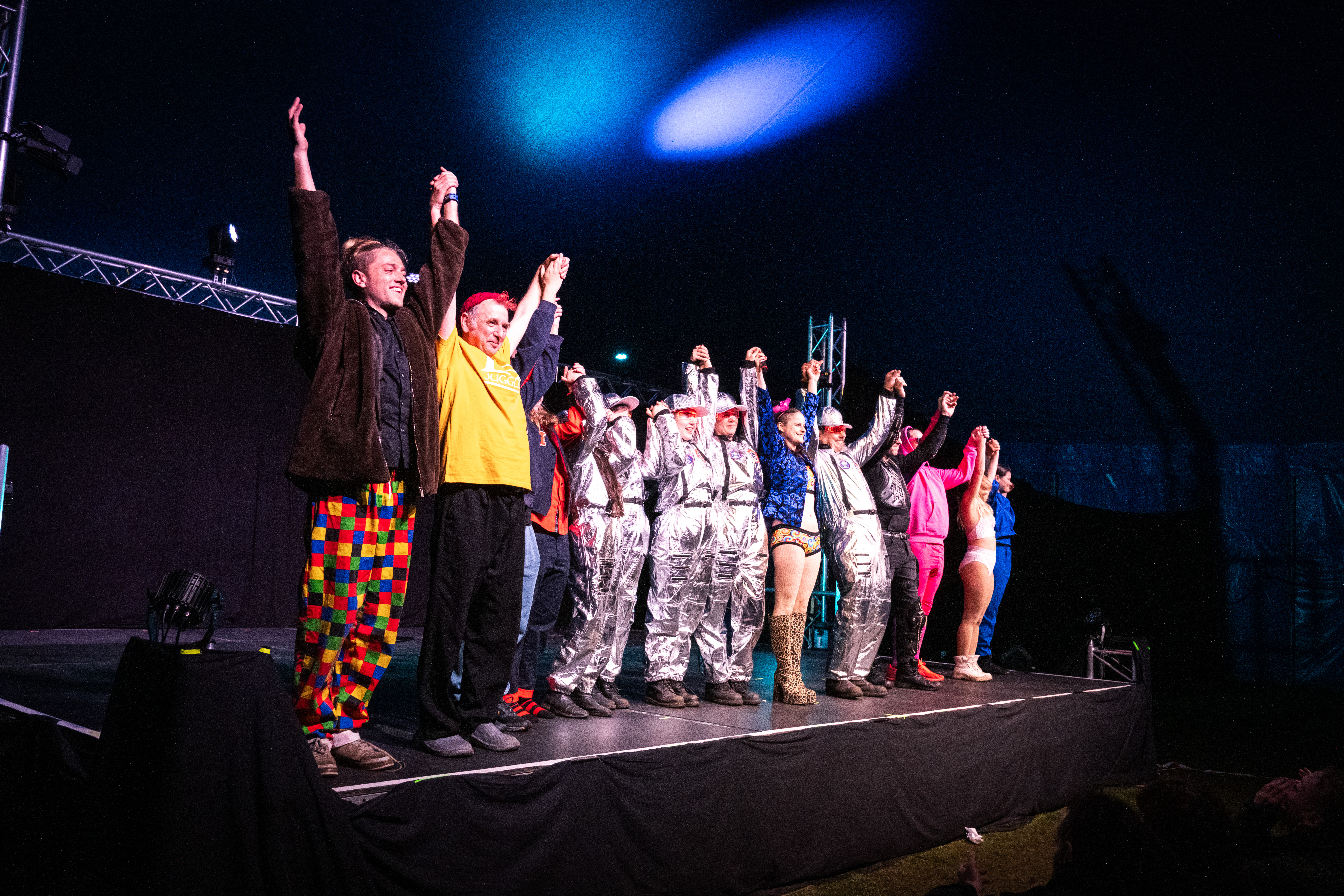 A Performer At a Past Open Stage